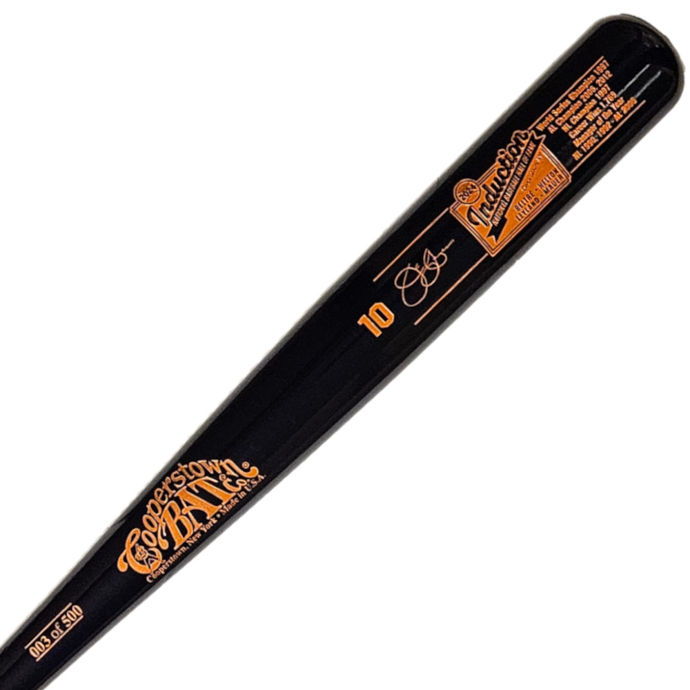 Jim Leyland Baseball Hall of Fame 2024 Induction Limited Edition Full Size 34" Career Stat Bat (Detroit)