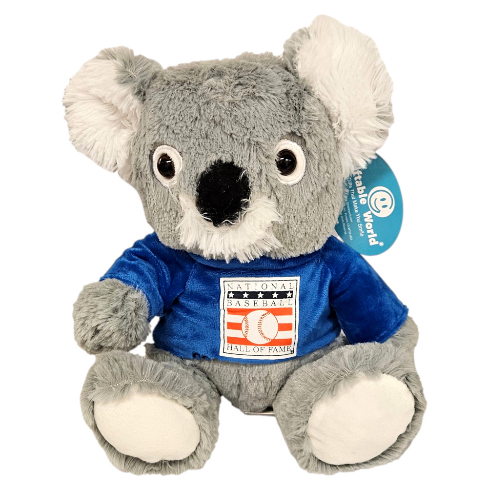 Baseball Hall of Fame 13" Plush Koala with Blue HOF T-Shirt