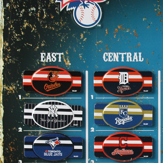 MLB Steel Magnetic 13.5 x 18.5 Standings Board MLB Steel Magnetic 13.5 x 18.5 Standings Board