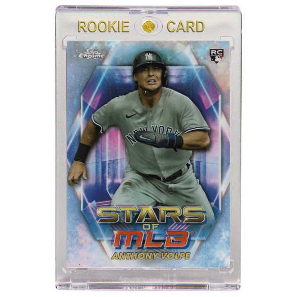 Anthony Volpe New York Yankees 2023 Topps Chrome Update Stars of MLB # 79 Rookie Card