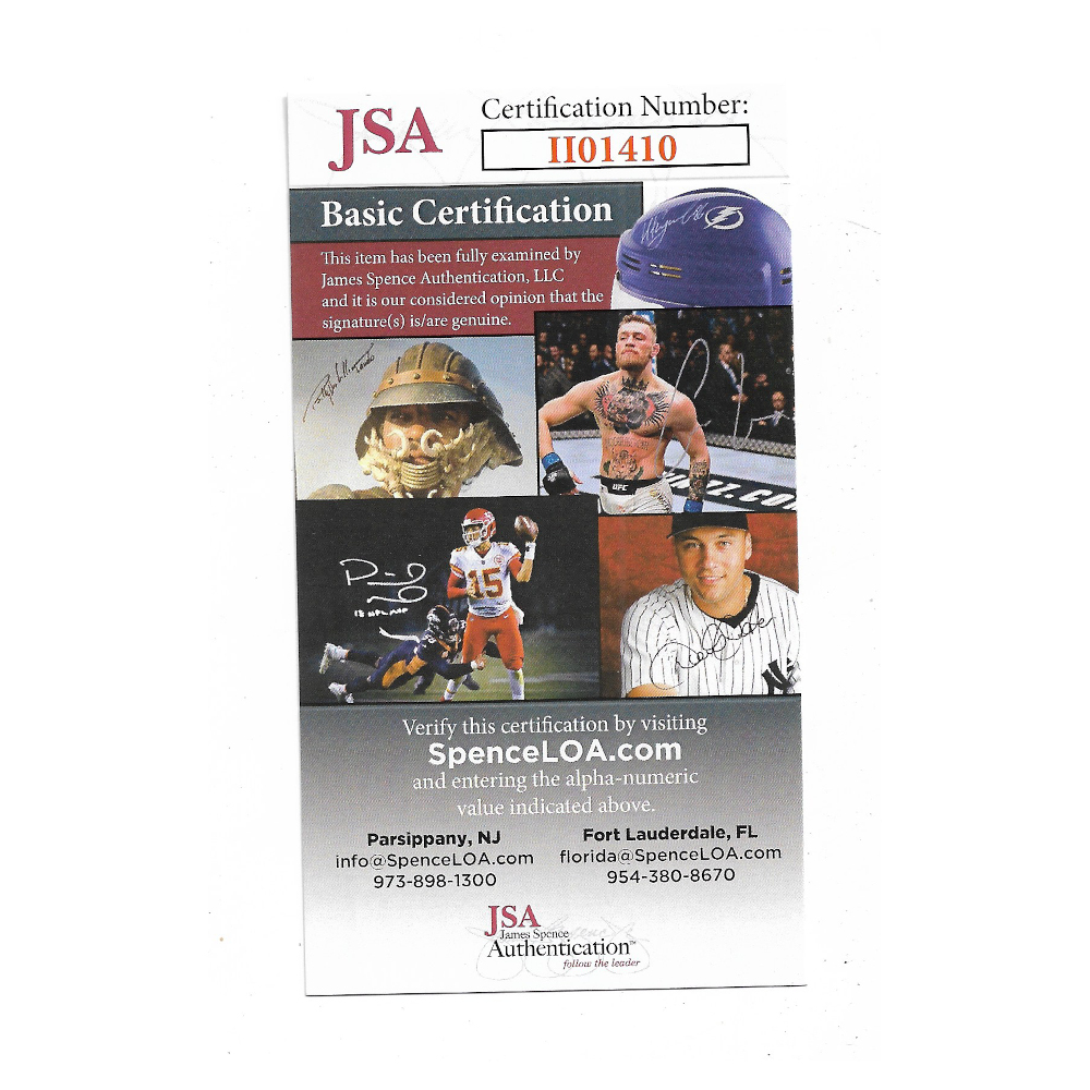 Red Schoendienst Autographed Perez-Steele HOF Series Postcard # 203 (JSA-10)