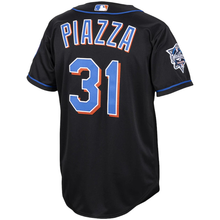 Men’s Mitchell & Ness Mike Piazza Authentic 2000 New York Mets Black Jersey