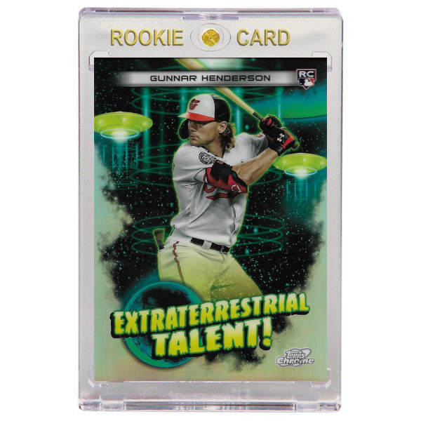 Gunnar Henderson Baltimore Orioles 2023 Topps Cosmic Chrome Extraterrestrial Talent # 6 Rookie Card