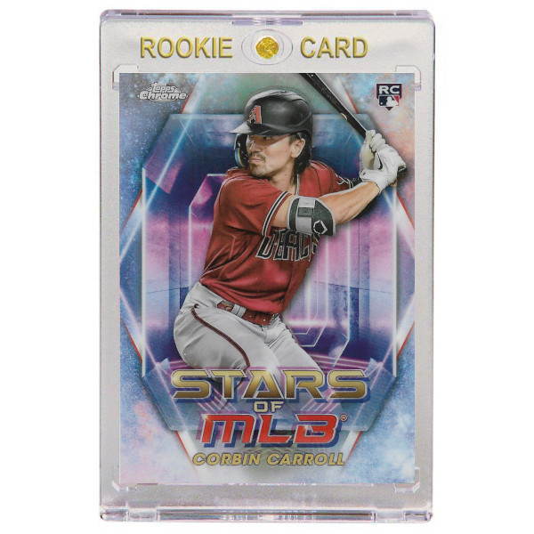 Corbin Carroll Arizona Diamondbacks 2023 Topps Chrome Update Stars of MLB # 34 Rookie Card