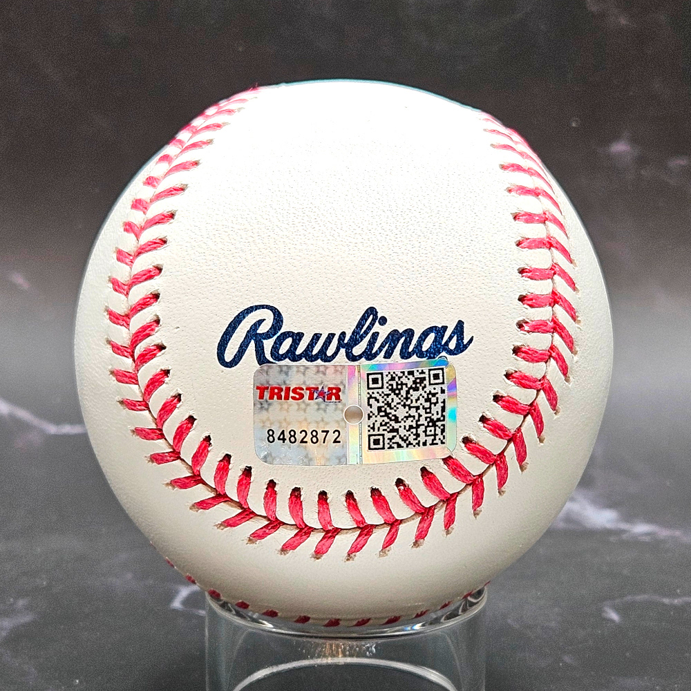 Todd Helton Autographed Hall of Fame Logo Baseball with HOF 24 Inscription with HOF Case (TriStar)