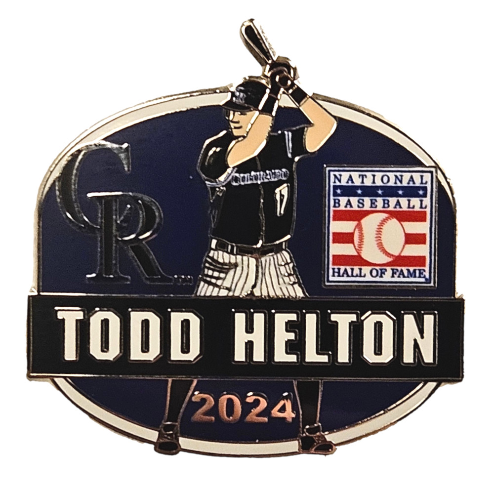 Todd Helton Colorado Rockies Hall of Fame Class of 2024 Collector’s Pin Todd Helton Colorado Rockies Hall of Fame Class of 2024 Collector’s Pin