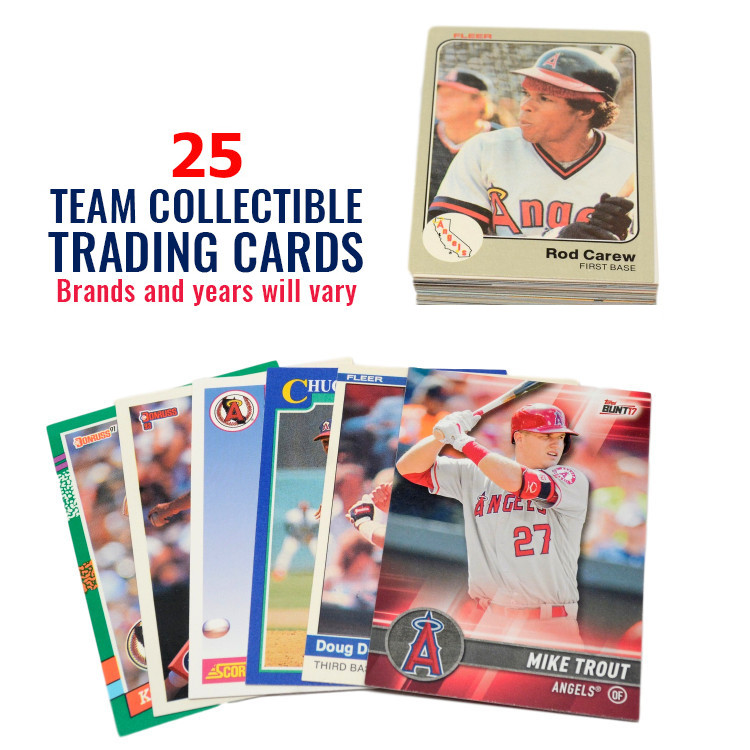 Los Angeles Angels 25 Card Team Baseball Card Lot