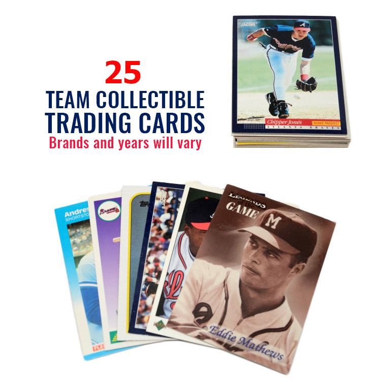 Atlanta Braves 25 Card Team Baseball Card Lot Atlanta Braves 25 Card Team Baseball Card Lot