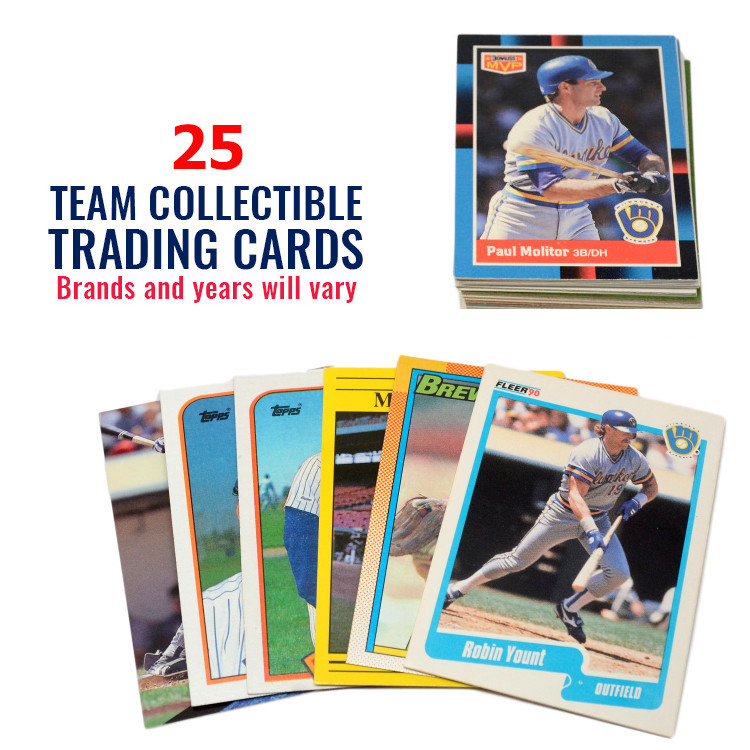 Milwaukee Brewers 25 Card Team Baseball Card Lot Milwaukee Brewers 25 Card Team Baseball Card Lot