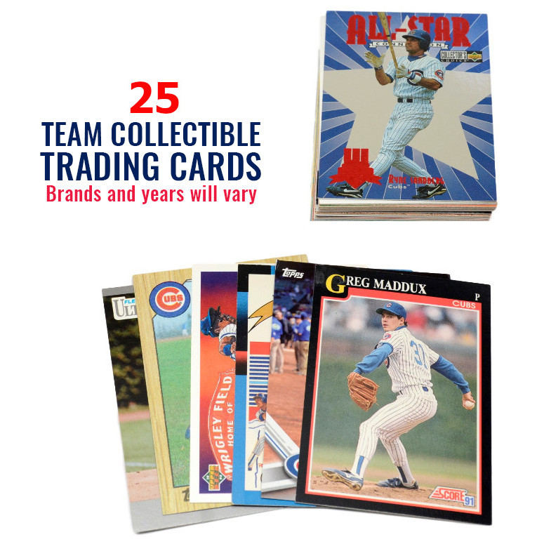 Chicago Cubs 25 Card Team Baseball Card Lot Chicago Cubs 25 Card Team Baseball Card Lot