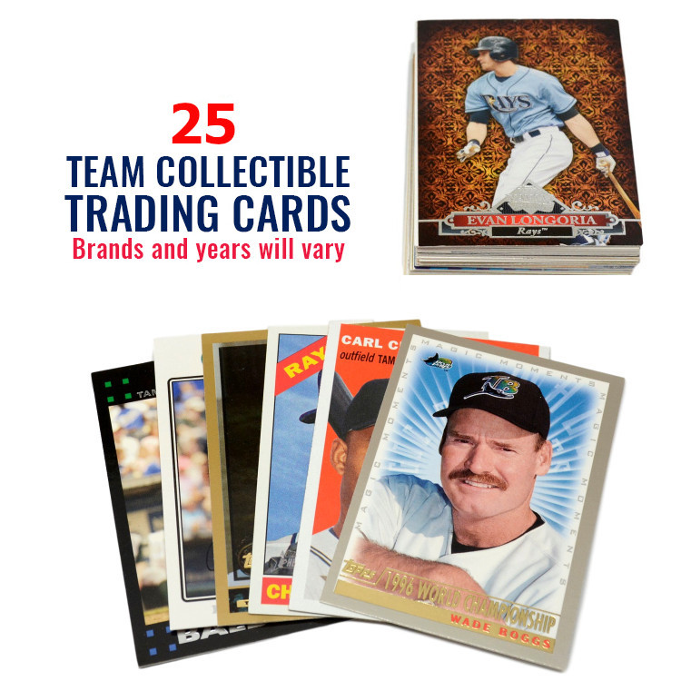 Tampa Bay Rays 25 Card Team Baseball Card Lot