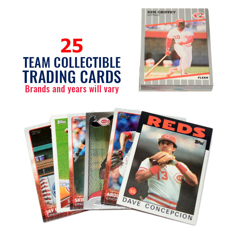 Cincinnati Reds 25 Card Team Baseball Card Lot