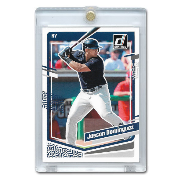 Jasson Dominguez 2023 Donruss # 109 Pre-Rookie Card Jasson Dominguez 2023 Donruss # 109 Pre-Rookie Card