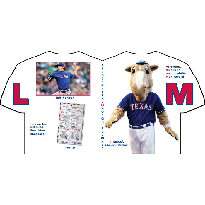 Texas Rangers ABC Baby Board Book