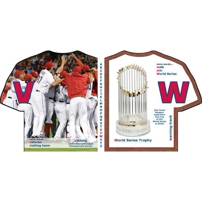 Texas Rangers ABC Baby Board Book
