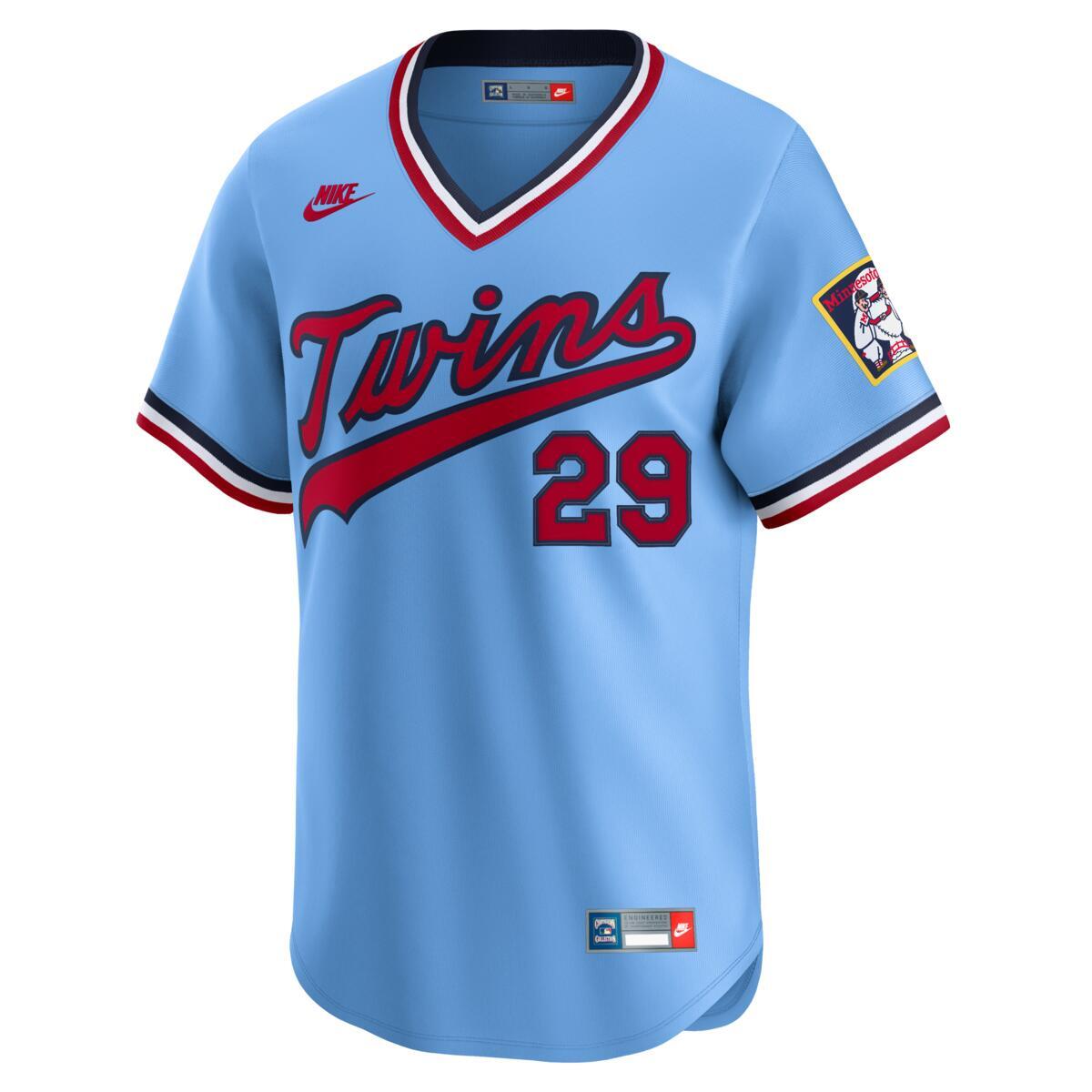 Men’s Rod Carew Nike Vapor Premier Limited Minnesota Twins Home Replica Jersey