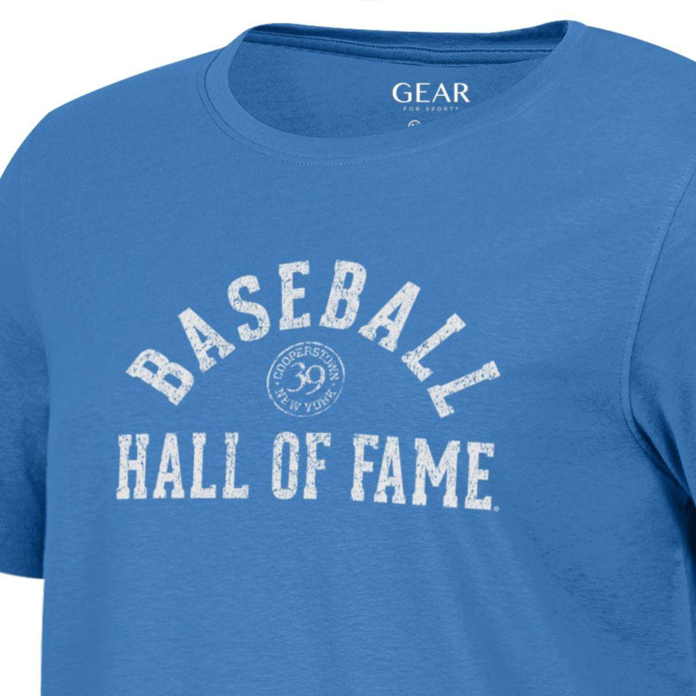 Women’s Baseball Hall of Fame Periwinkle 1939 Seal Crewneck T-Shirt