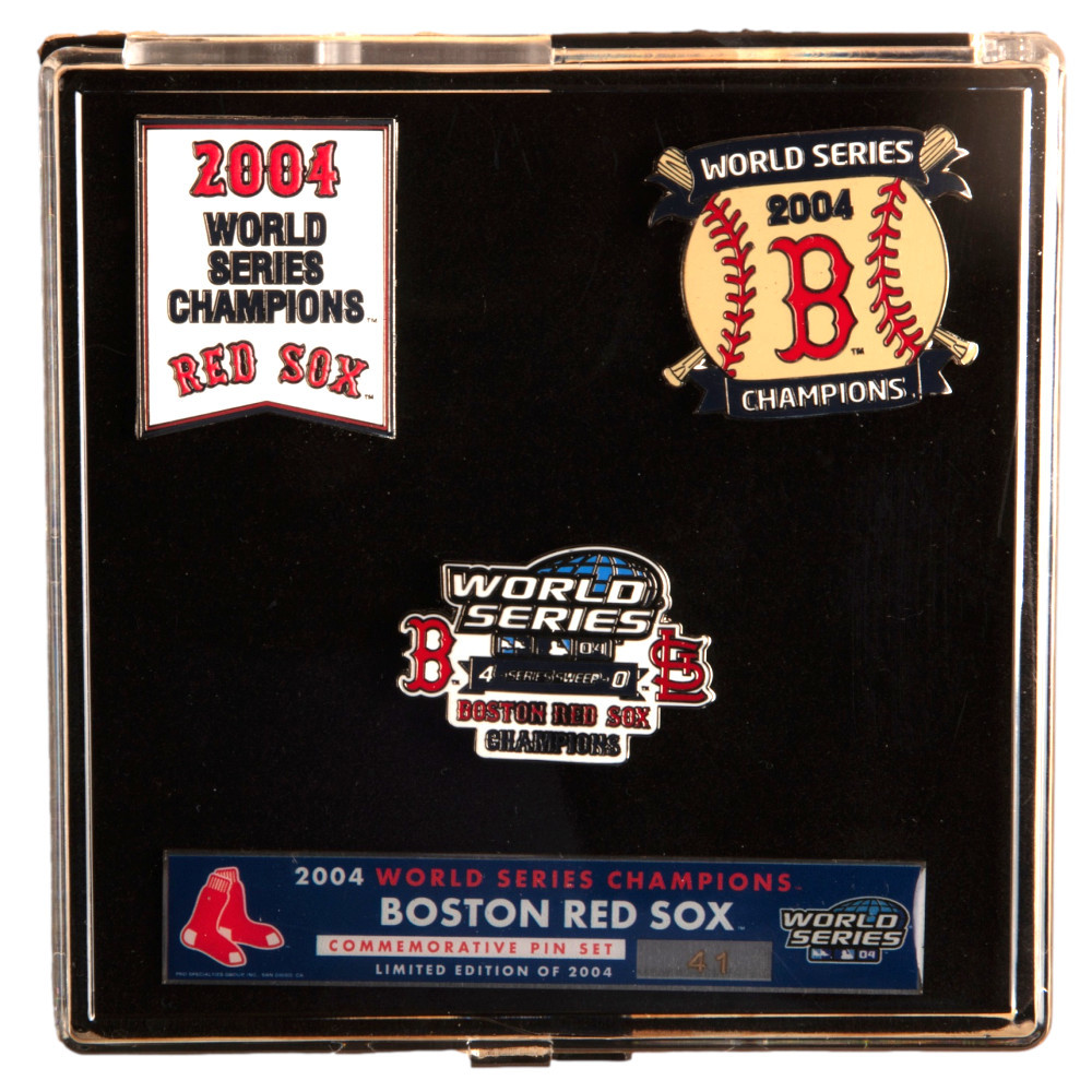 2004 Boston Red Sox World Series Champions Limited Edition Pin Set 2004 Boston Red Sox World Series Champions Limited Edition Pin Set