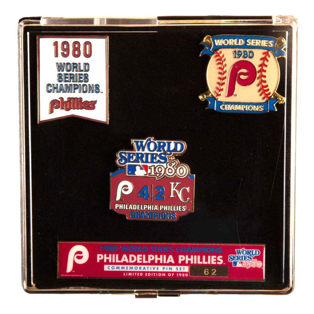 1980 Philadelphia Phillies World Series Champions Limited Edition Pin Set 1980 Philadelphia Phillies World Series Champions Limited Edition Pin Set