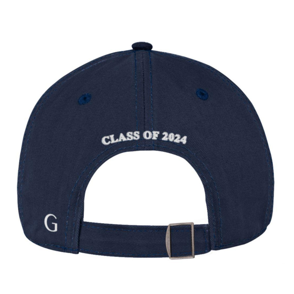 2024 Baseball Hall of Fame Induction Logo Navy and White Adjustable Cap