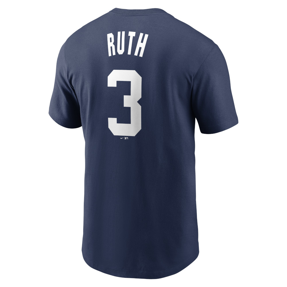 Men’s Nike Babe Ruth New York Yankees Cooperstown Collection Name & Number Navy T-Shirt (2024) Men’s Nike Babe Ruth New York Yankees Cooperstown Collection Name & Number Navy T-Shirt (2024)