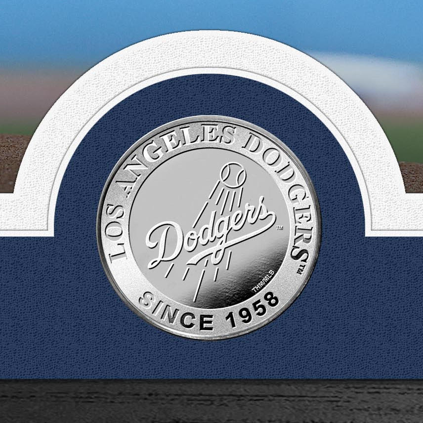 Highland Mint Yoshinobu Yamamoto Los Angeles Dodgers Rookie 13 x 16 Silver Coin Photo Mint