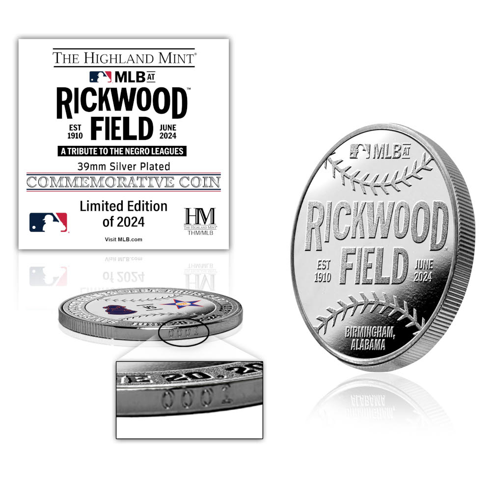 Giants vs Cardinals Game at Rickwood Field 2024 Silver Plated Mint Coin Ltd Ed of 2,024 Giants vs Cardinals Game at Rickwood Field 2024 Silver Plated Mint Coin Ltd Ed of 2,024