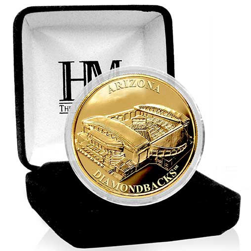 Chase Field 24kt Gold Flash Plated Limited Edition Mint Coin Chase Field 24kt Gold Flash Plated Limited Edition Mint Coin