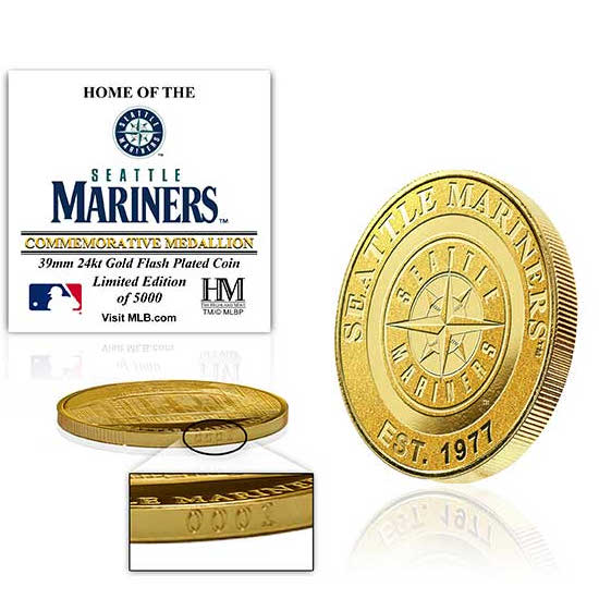 T-Mobile Park 24kt Gold Flash Plated Limited Edition Mint Coin