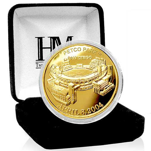 Petco Park 24kt Gold Flash Plated Limited Edition Mint Coin