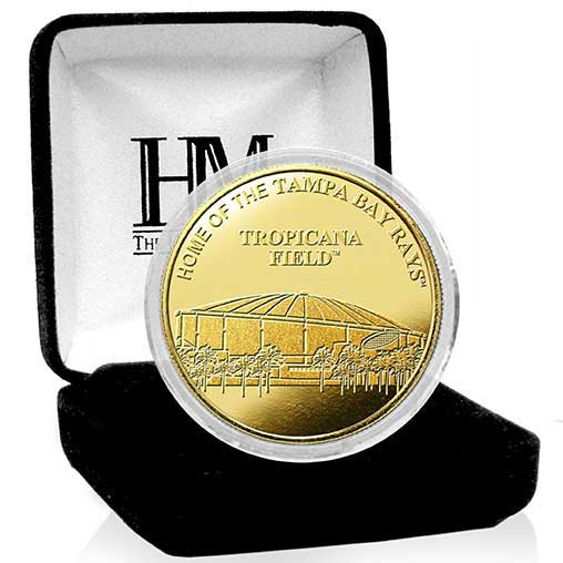 Tropicana Field 24kt Gold Flash Plated Limited Edition Mint Coin Tropicana Field 24kt Gold Flash Plated Limited Edition Mint Coin