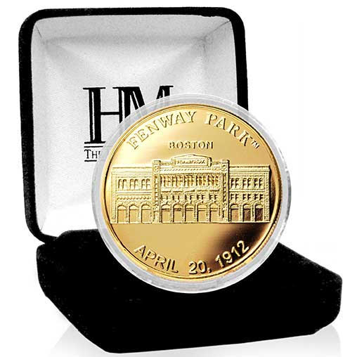 Fenway Park 24kt Gold Flash Plated Limited Edition Mint Coin
