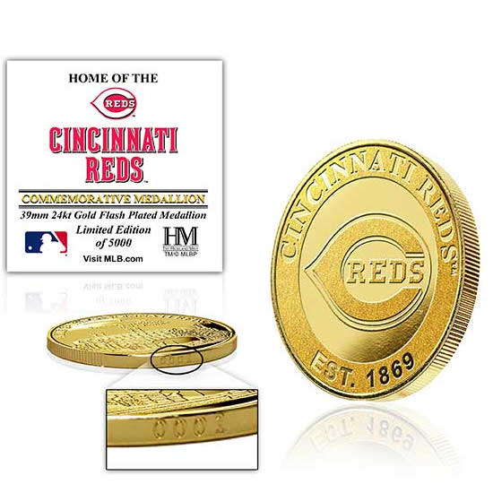 Great American Ball Park 24kt Gold Flash Plated Limited Edition Mint Coin