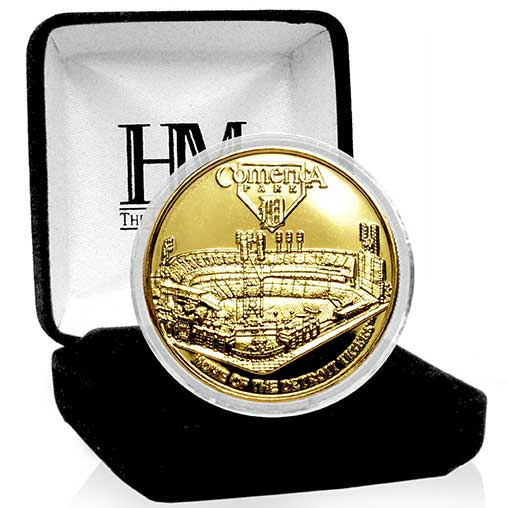 Comerica Park 24kt Gold Flash Plated Limited Edition Mint Coin