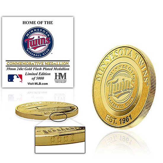 Target Field 24kt Gold Flash Plated Limited Edition Mint Coin