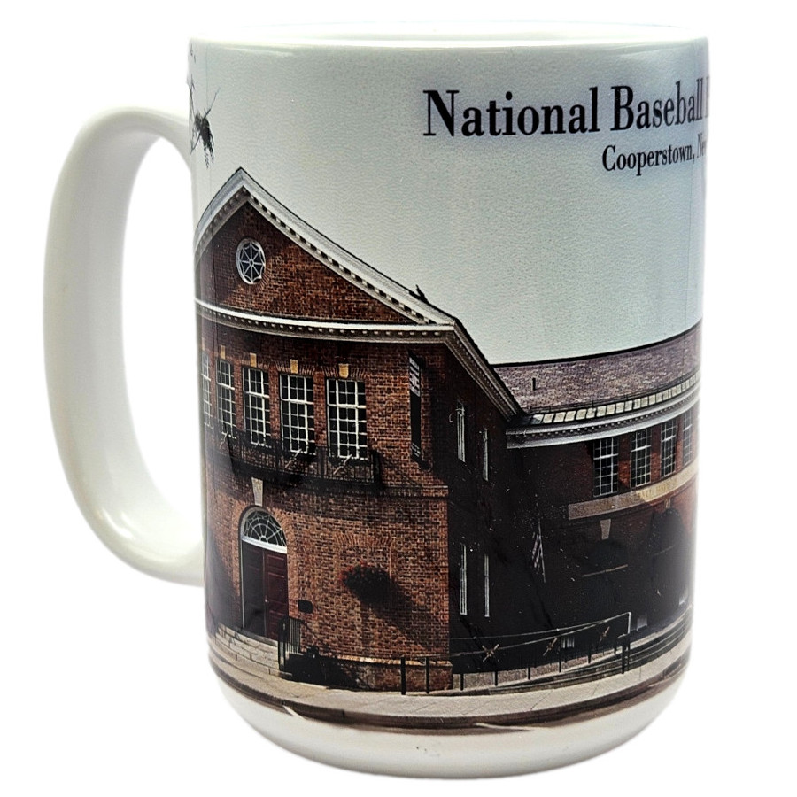 Baseball Hall of Fame 15 oz Building Mug
