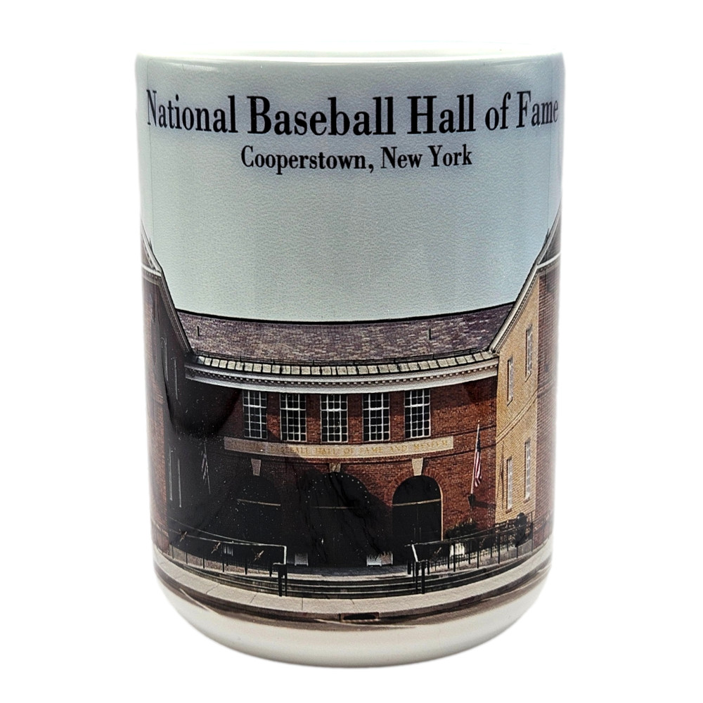 Baseball Hall of Fame 15 oz Building Mug