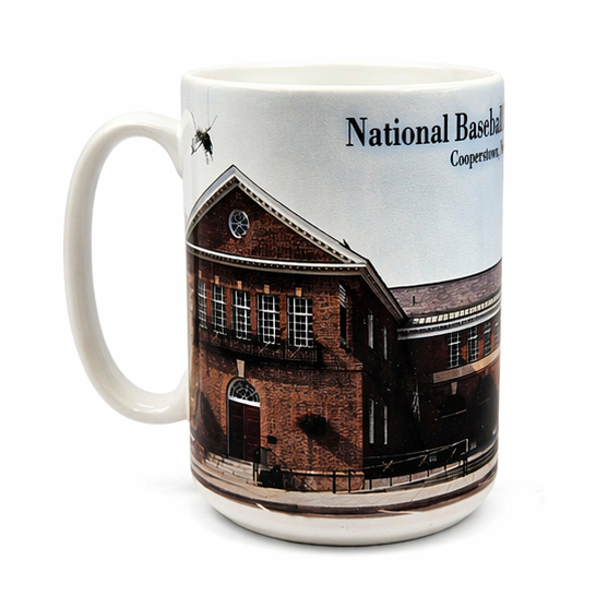 Baseball Hall of Fame 15 oz Wraparound Building Image Mug
