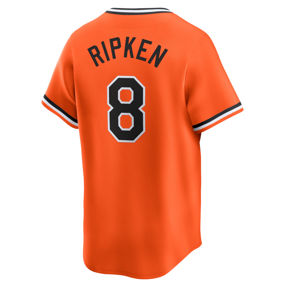 Men’s Nike Cal Ripken Jr. Vapor Premier Limited Baltimore Orioles Orange Replica Jersey