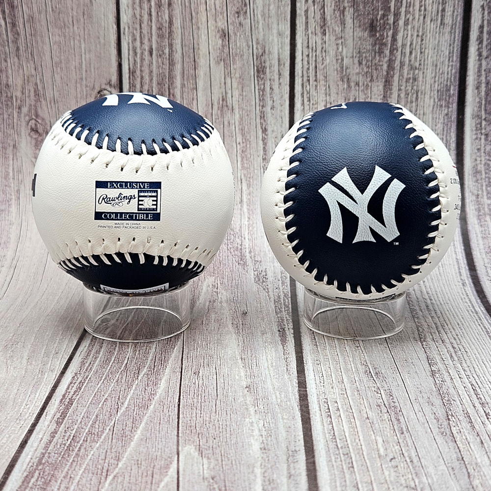 Lou Gehrig New York Yankees Hall of Famer Name & Number Baseball with Statistics