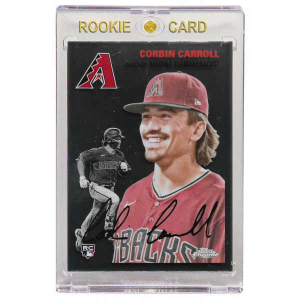 Corbin Carroll Arizona Diamondbacks 2023 Topps Chrome Platinum Anniversary # 350 Rookie Card Corbin Carroll Arizona Diamondbacks 2023 Topps Chrome Platinum Anniversary # 350 Rookie Card