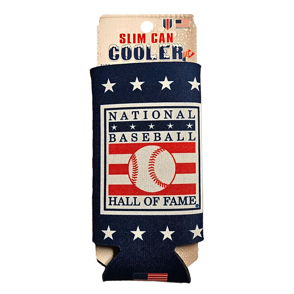 Baseball Hall of Fame Slim Can Cooler