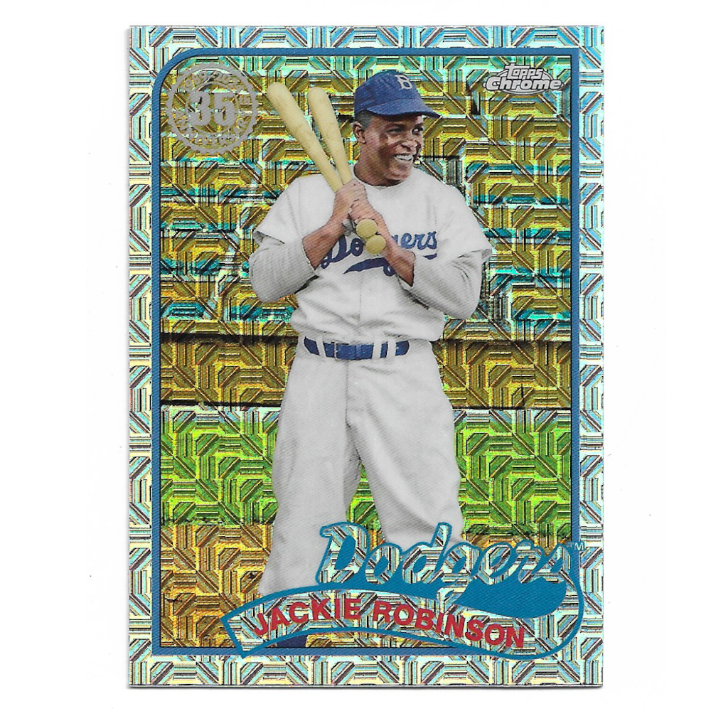 Jackie Robinson 2024 Topps Series 2 35th 1989 Silver Pack Chrome # 67