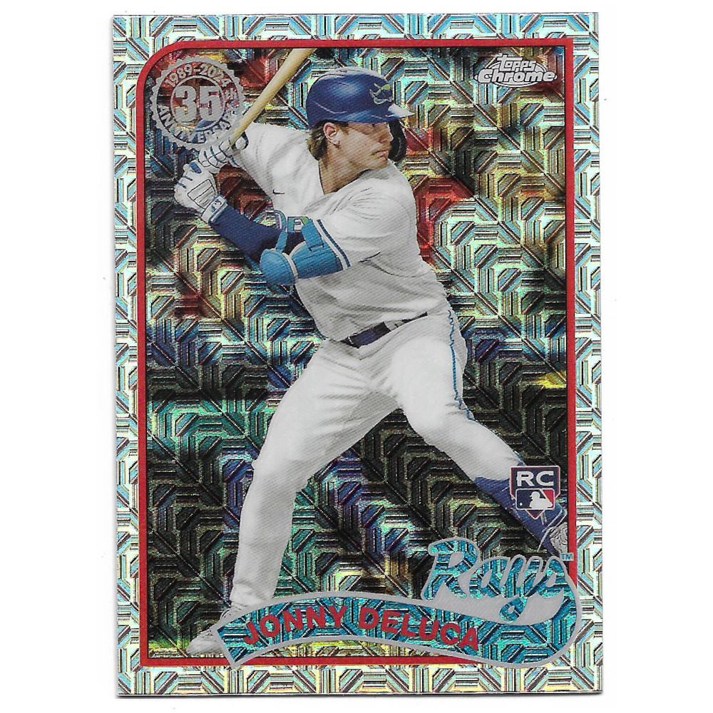 Jonny DeLuca 2024 Topps Series 2 35th 1989 Silver Pack Chrome # 76 Rookie Card Jonny DeLuca 2024 Topps Series 2 35th 1989 Silver Pack Chrome # 76 Rookie Card
