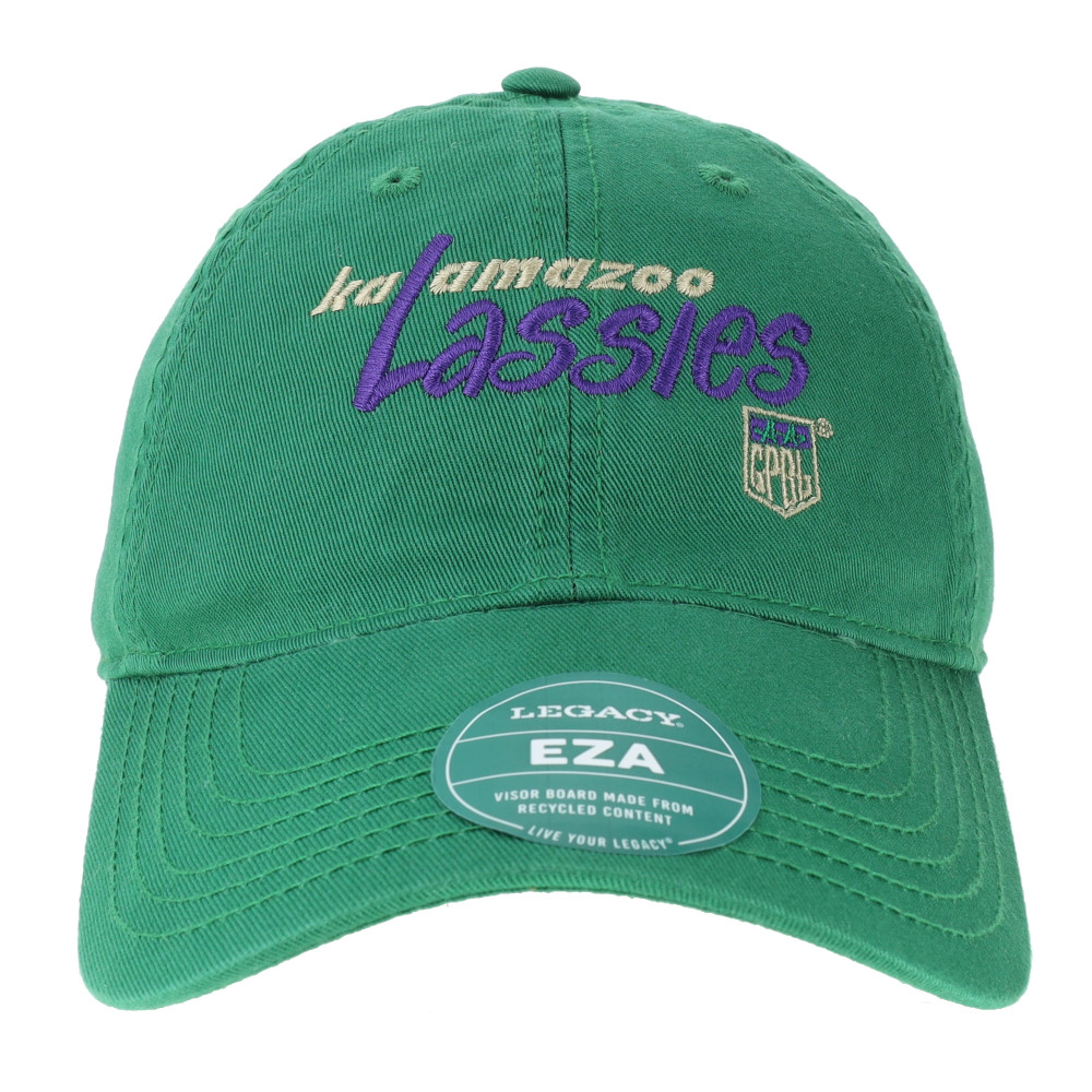 Teambrown Kalamazoo Lassies AAGPBL Green Adjustable Cap