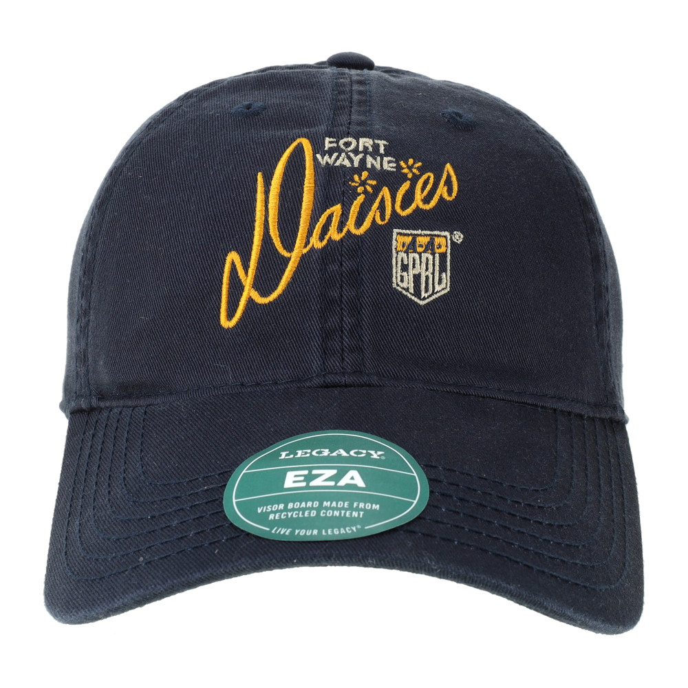 Teambrown Fort Wayne Daisies AAGPBL Navy Adjustable Cap