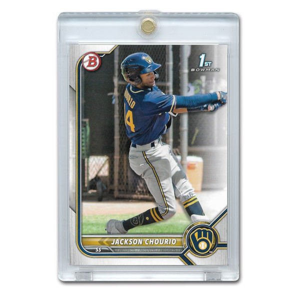 Jackson Chourio 2022 Bowman Prospects 1st Edition # BP-79 Pre-Rookie Card
