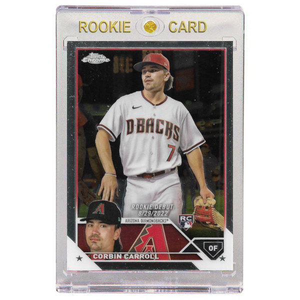 Corbin Carroll Arizona Diamondbacks 2023 Topps Chrome Update # US220 Rookie Card Corbin Carroll Arizona Diamondbacks 2023 Topps Chrome Update # US220 Rookie Card
