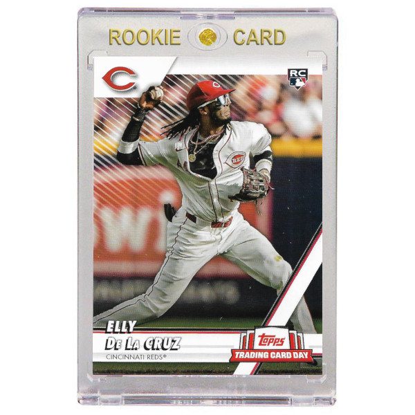 Elly De La Cruz Cincinnati Reds 2024 Topps National Baseball Card Day # GWP1 Rookie Card Elly De La Cruz Cincinnati Reds 2024 Topps National Baseball Card Day # GWP1 Rookie Card
