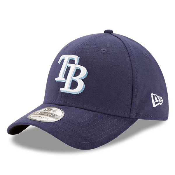 Men’s New Era Tampa Bay Rays Baseball Hall of Fame Logo 39THIRTY Navy Flex Fit Cap Men’s New Era Tampa Bay Rays Baseball Hall of Fame Logo 39THIRTY Navy Flex Fit Cap